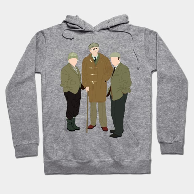 Compo, Clegg and Foggy, Last of the Summer Wine Hoodie by alteredillusion